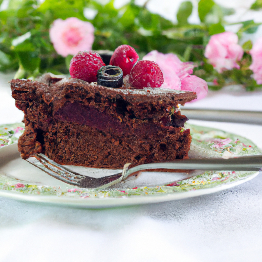 Schokoladenkuchen Mit Himbeeren Fetti De