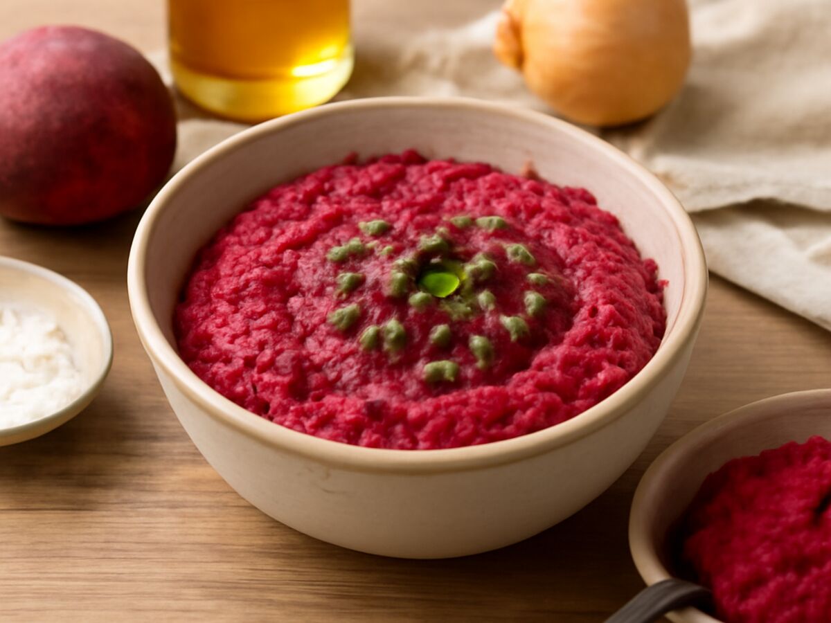 Ajvar-Rote-Bete-Aufstrich aus dem Mixtopf