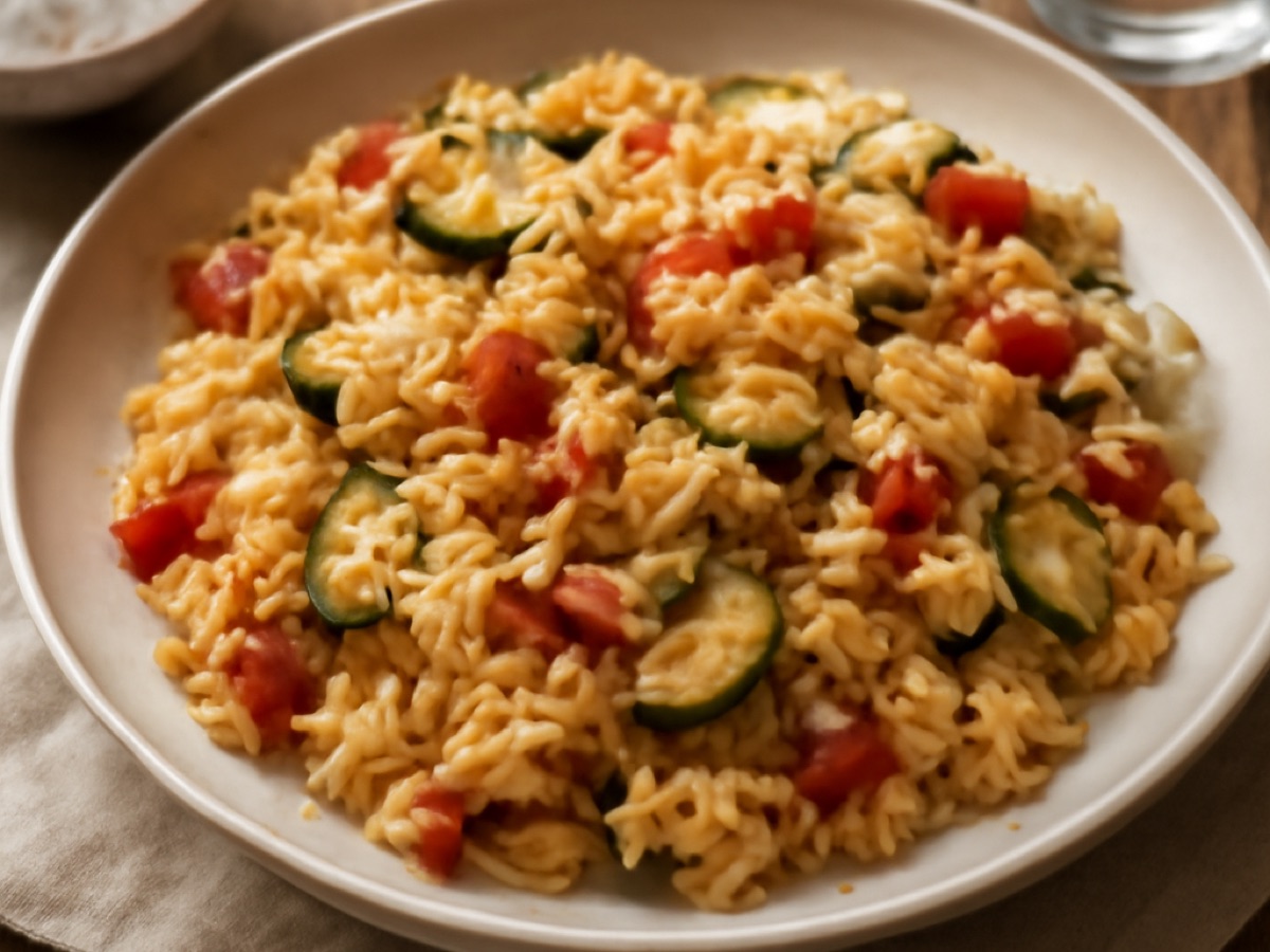 Arroz de Bacalhau com Legumes – Kabeljaureis mit Gemüse