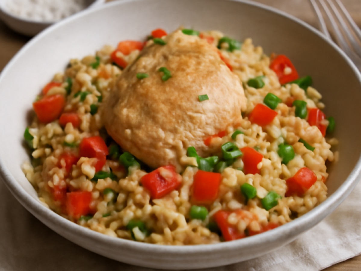 Arroz de Frango com Legumes – Portugiesischer Reis mit Hähnchen und Gemüse