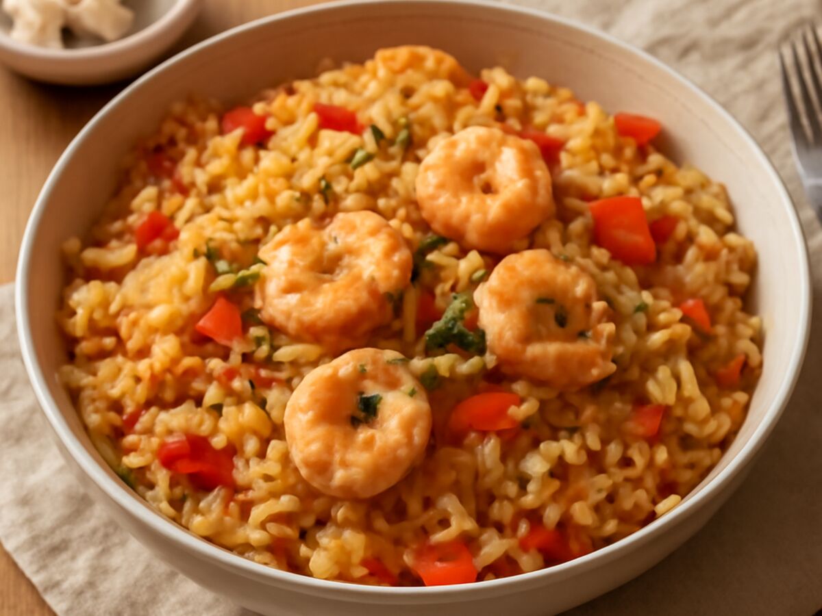 Arroz de Gambas – Garnelenreis auf portugiesische Art aus dem Mixtopf