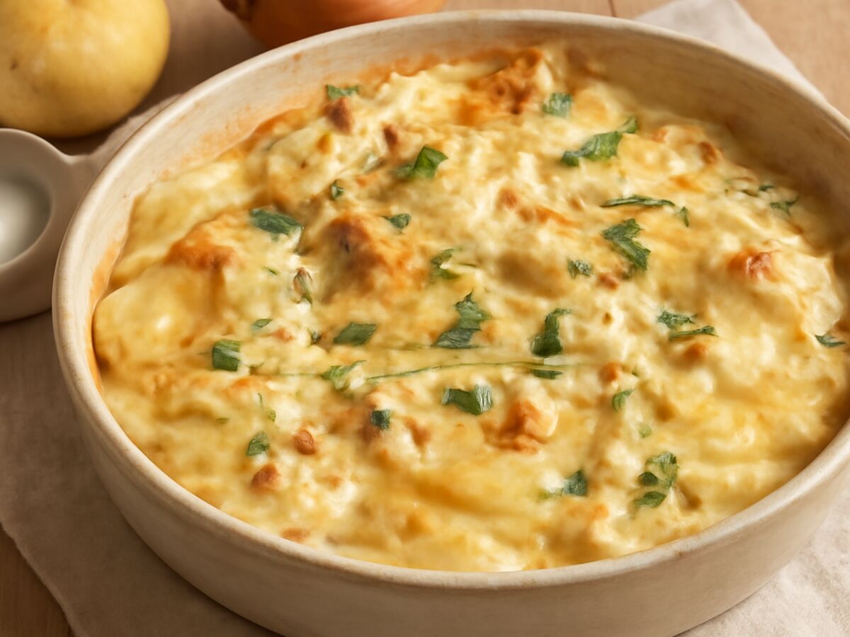 Bacalhau com Natas aus dem Mixtopf