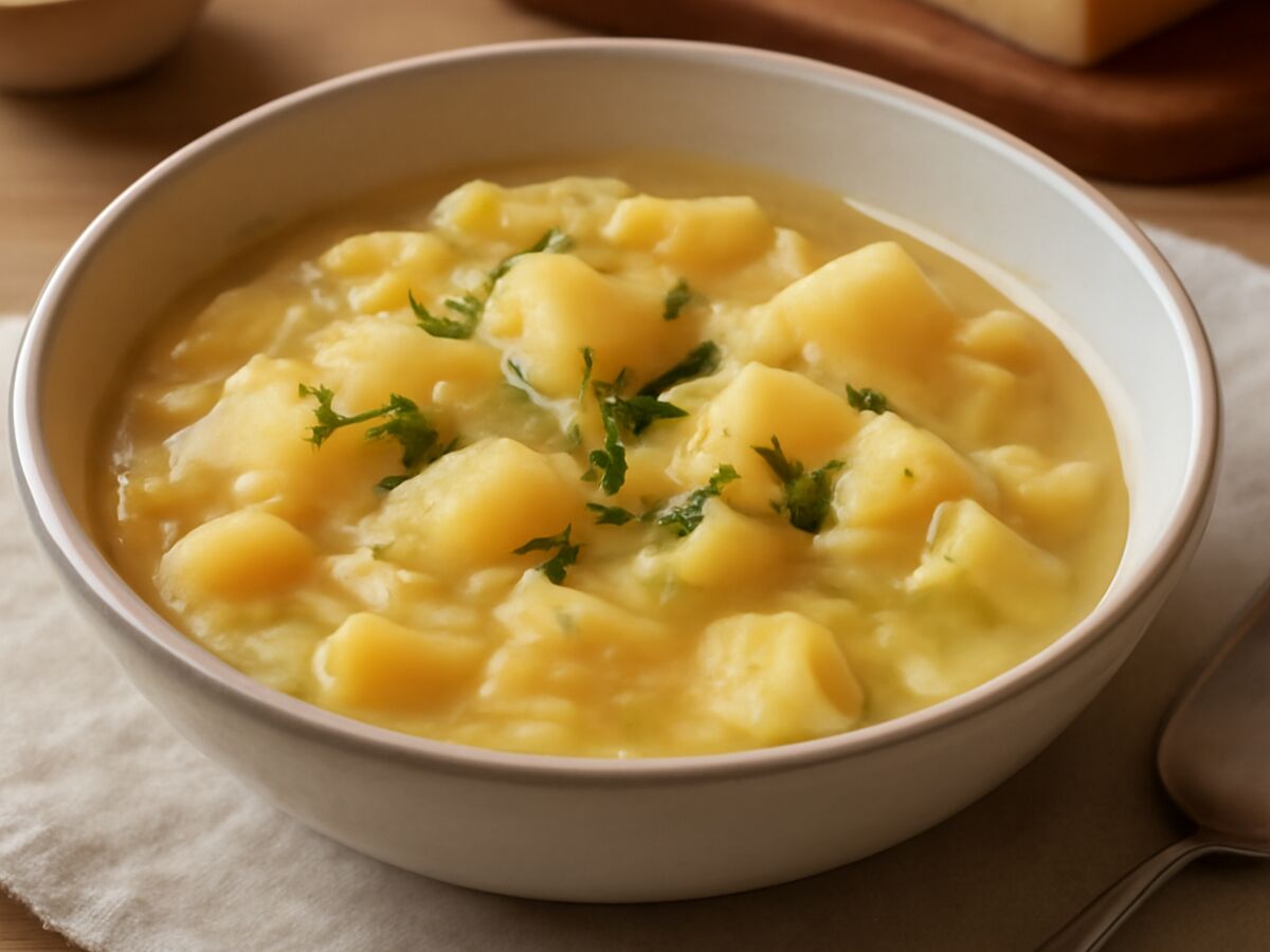 Bayerischer Kartoffel-Käse-Eintopf aus dem Mixtopf