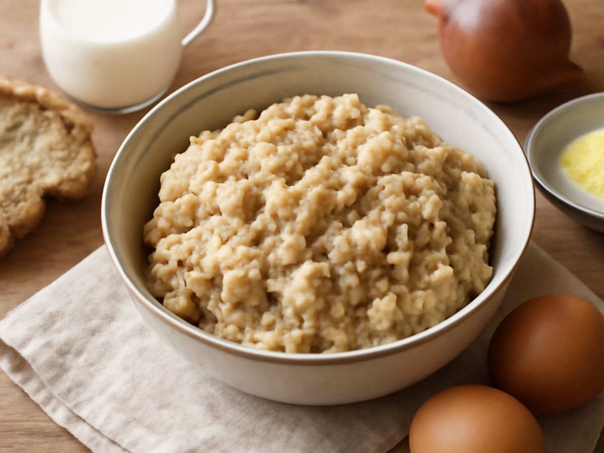 Bayerischer Semmelknödel-Teig aus dem Mixtopf