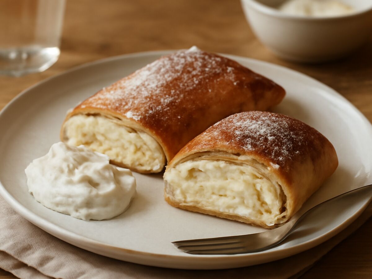 Bayerischer Topfenstrudel mit Quarkfüllung