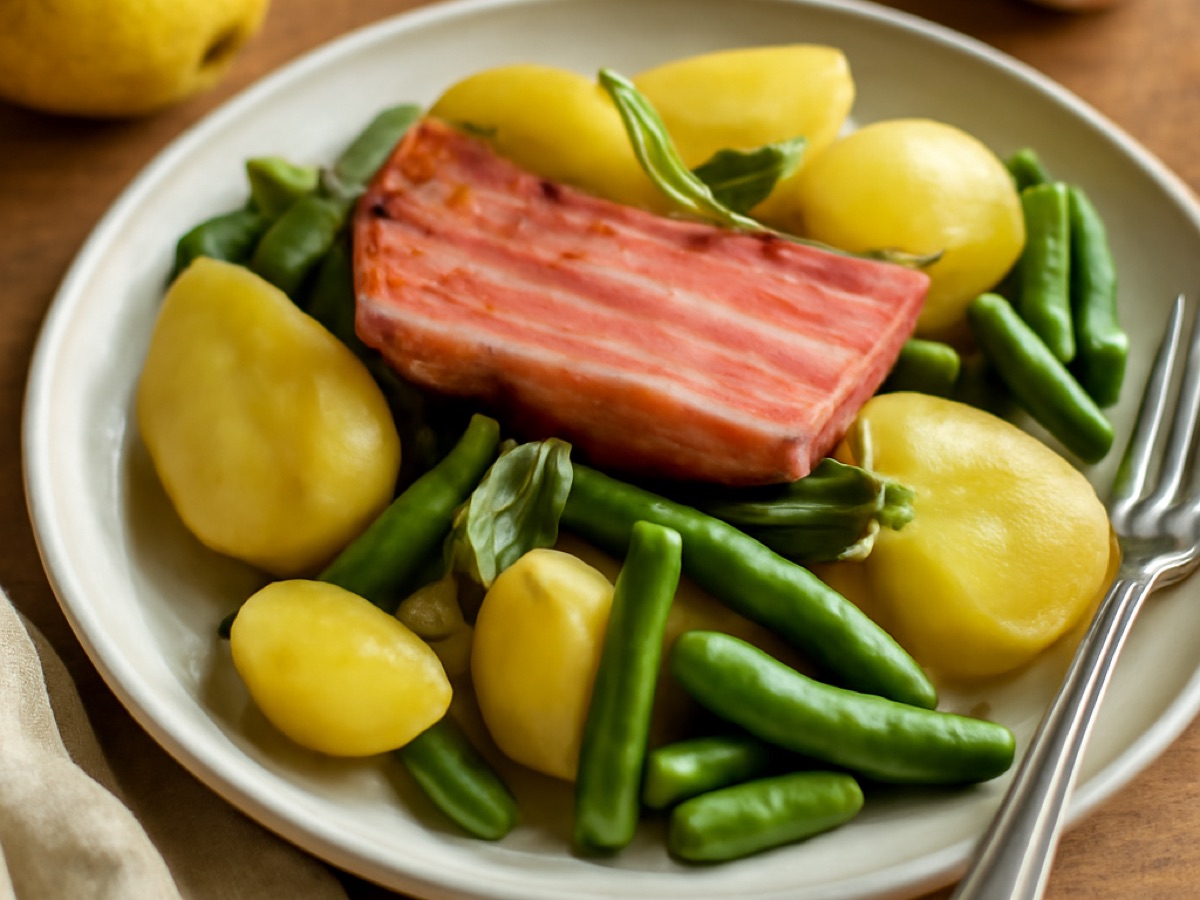 Birnen, Bohnen und Speck