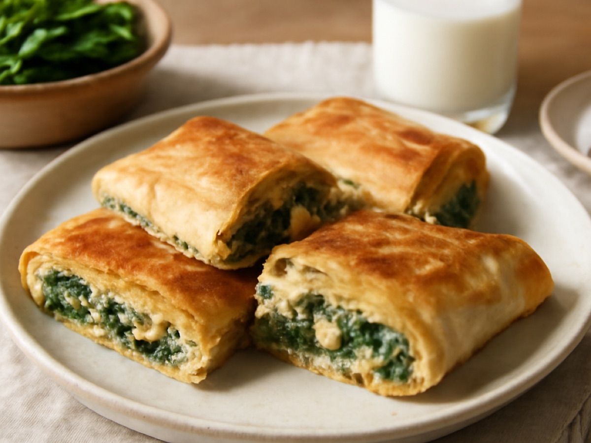 Börek mit Spinat und Feta