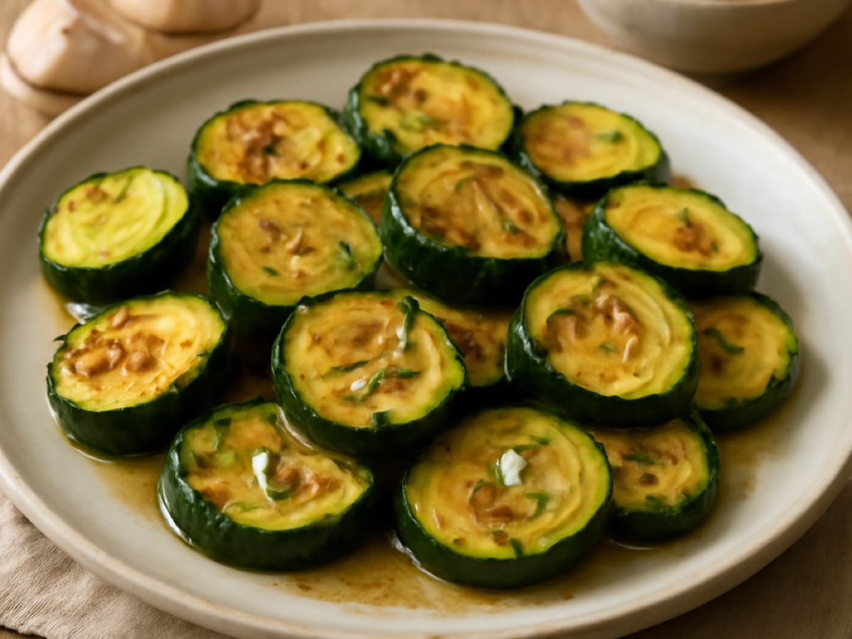 Calabacines al Ajillo – Zucchini mit Knoblauchöl