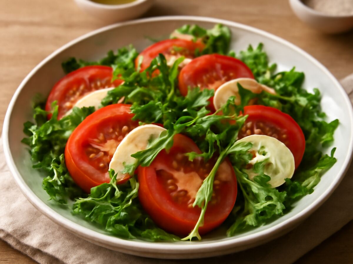 Caprese-Salat mit Rucola