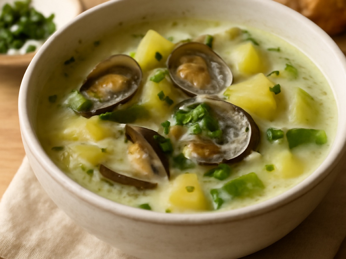 Cockle Chowder – Englische Muschelsuppe