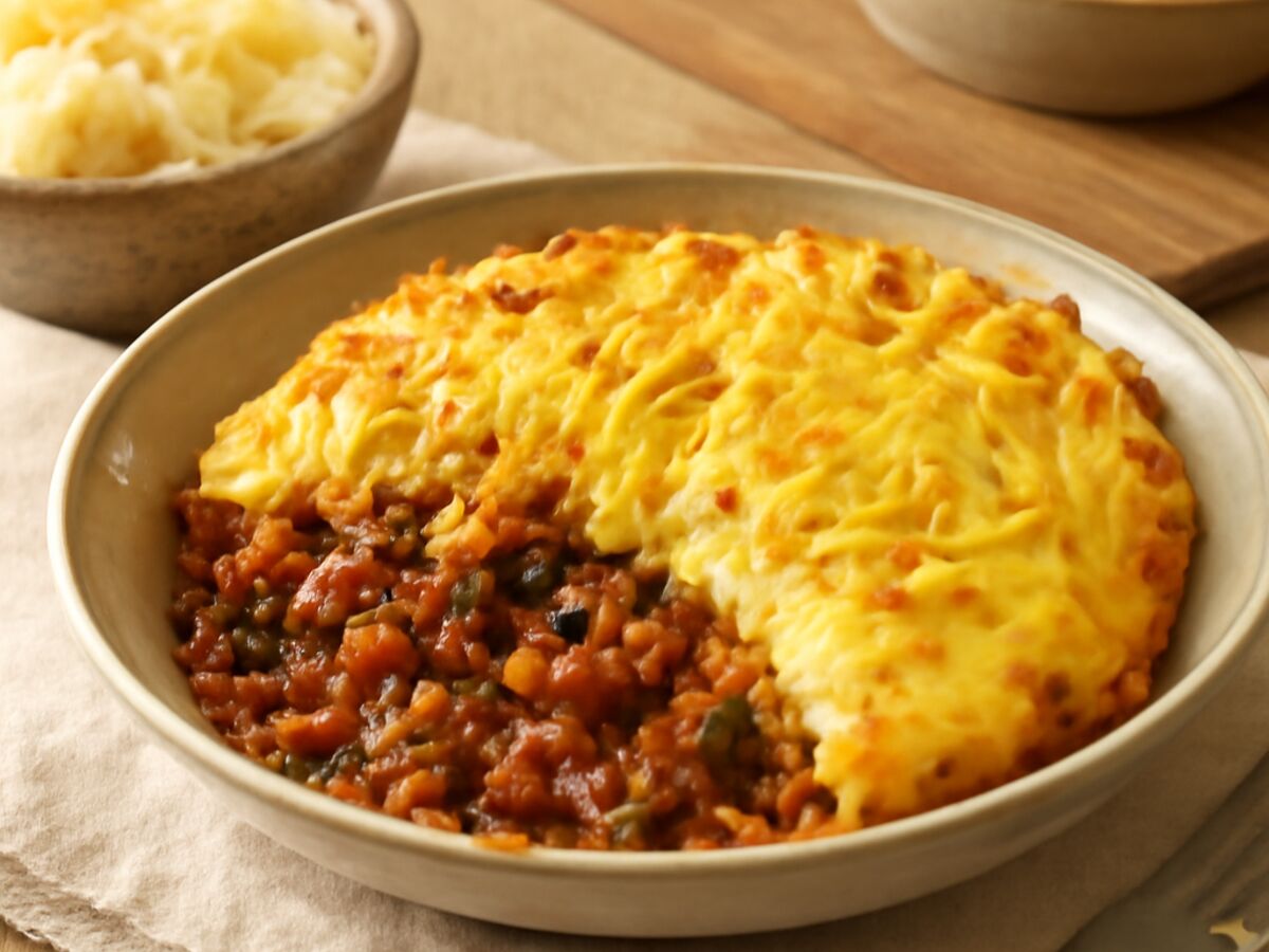 Cottage Pie mit Hackfleisch und Sellerie