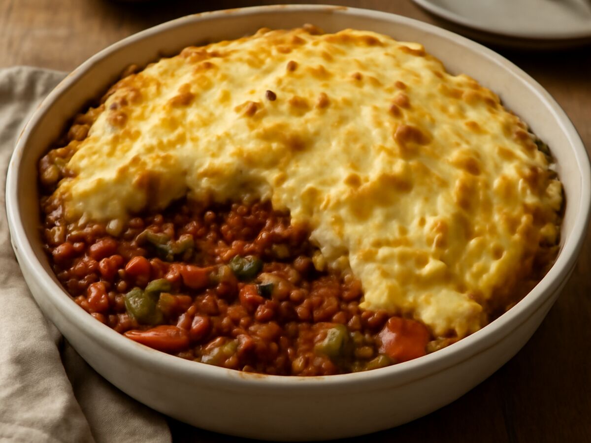 Cottage Pie mit Hackfleisch und Selleriepüree