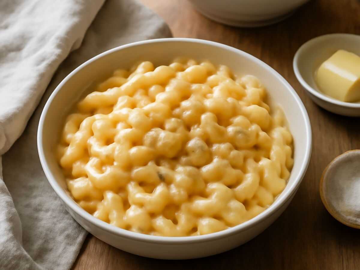 Cremige Mac and Cheese im Mixtopf