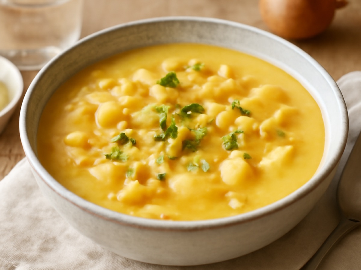 Cremige Mais-Käse-Suppe
