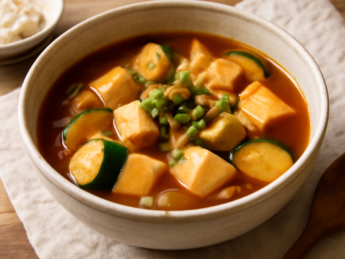 Doenjang Jjigae – Koreanischer Sojabohnenpaste-Eintopf