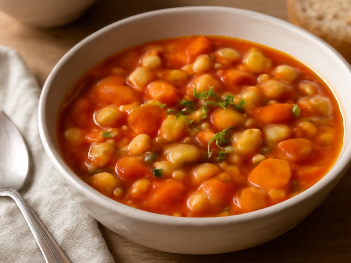 Weiße-Bohnen-Eintopf mit Tomaten