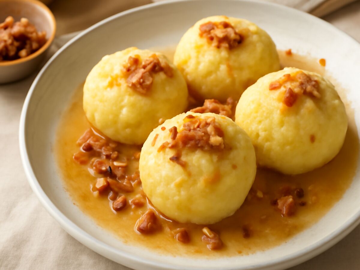 Erdäpfelknödel aus dem Mixtopf