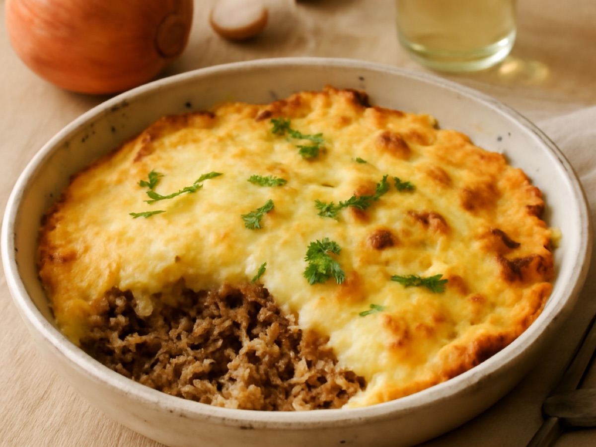 Escondidinho de carne – brasilianischer Hackfleisch-Kartoffel-Auflauf