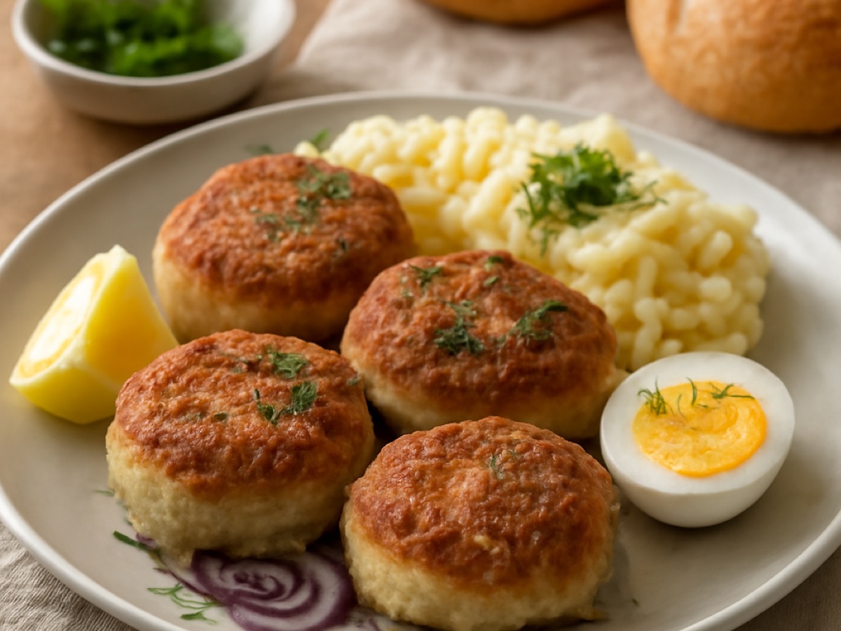 Fischfrikadellen aus Seelachs