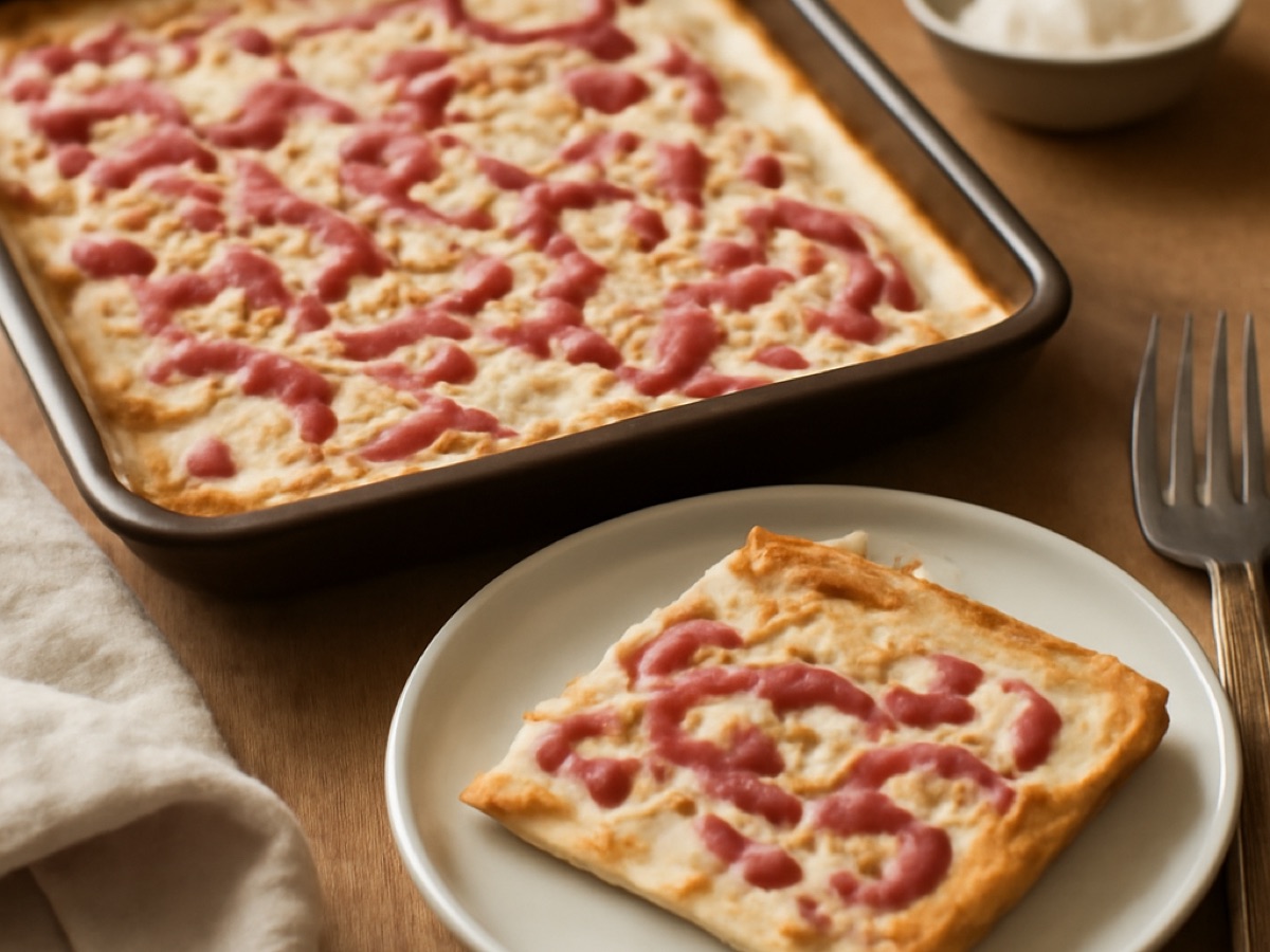 Flammkuchen vom Blech