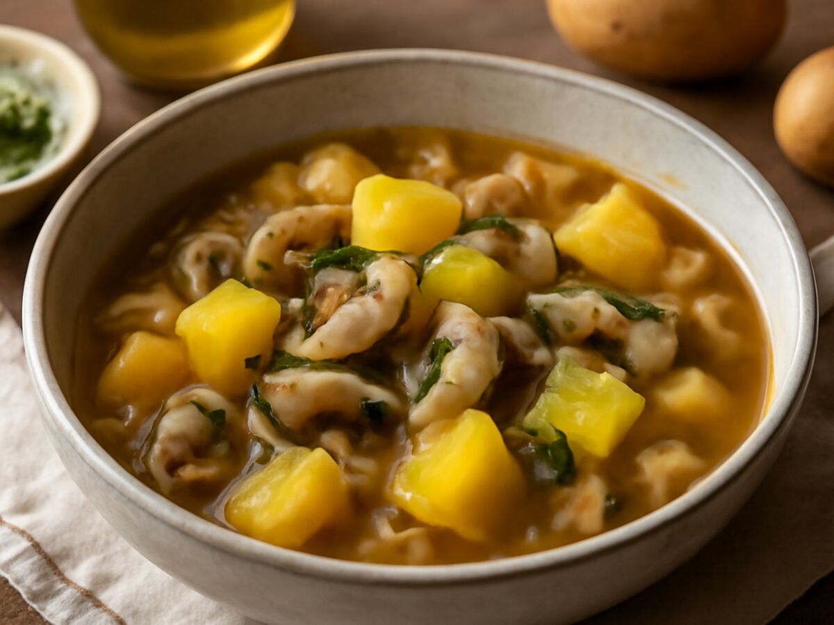 Fränkischer Kartoffel-Pilz-Eintopf