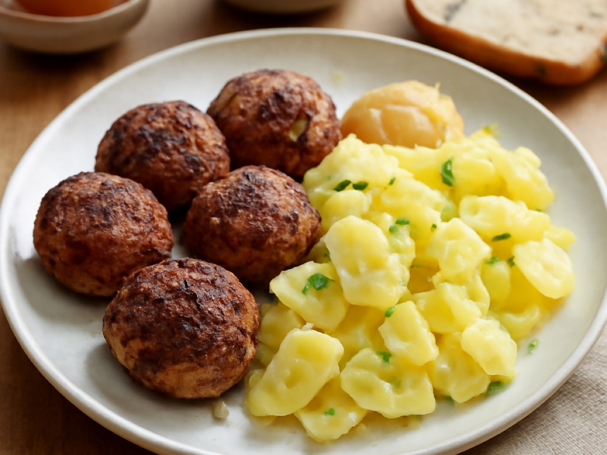 Frikadellen mit Kartoffelsalat