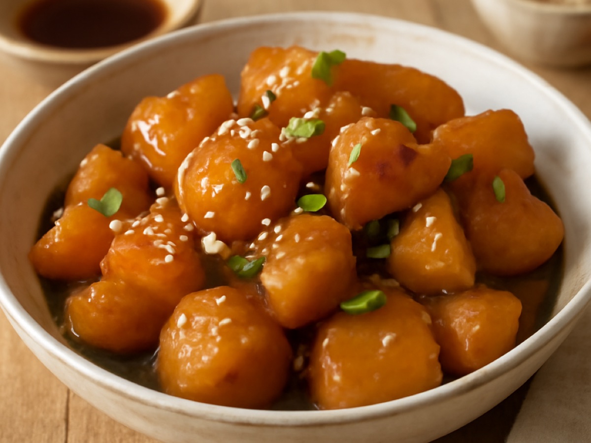 Gamja Jorim – Koreanische geschmorte Kartoffeln in Sojasauce