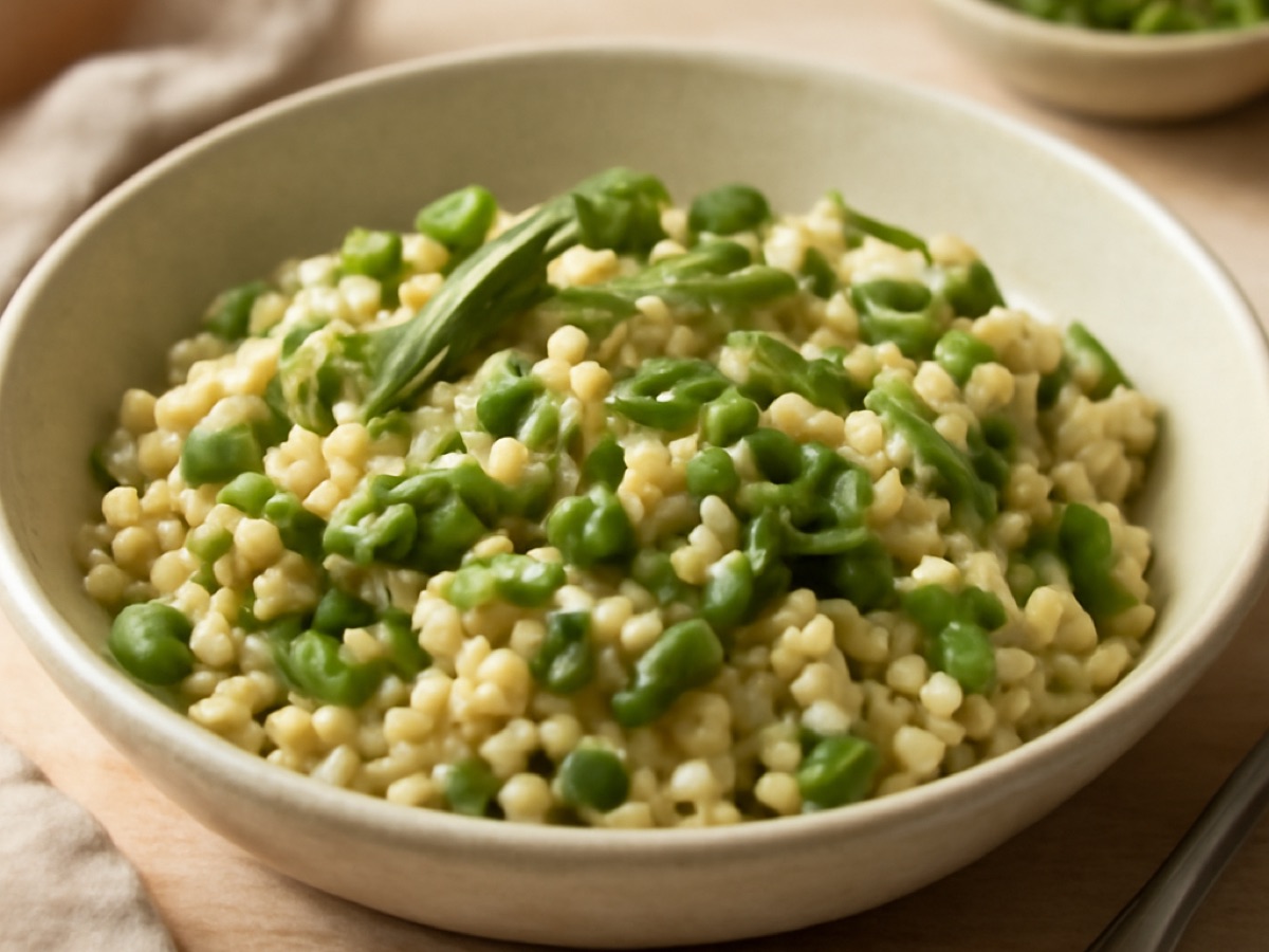 Gemüserisotto mit Frühlingsgemüse