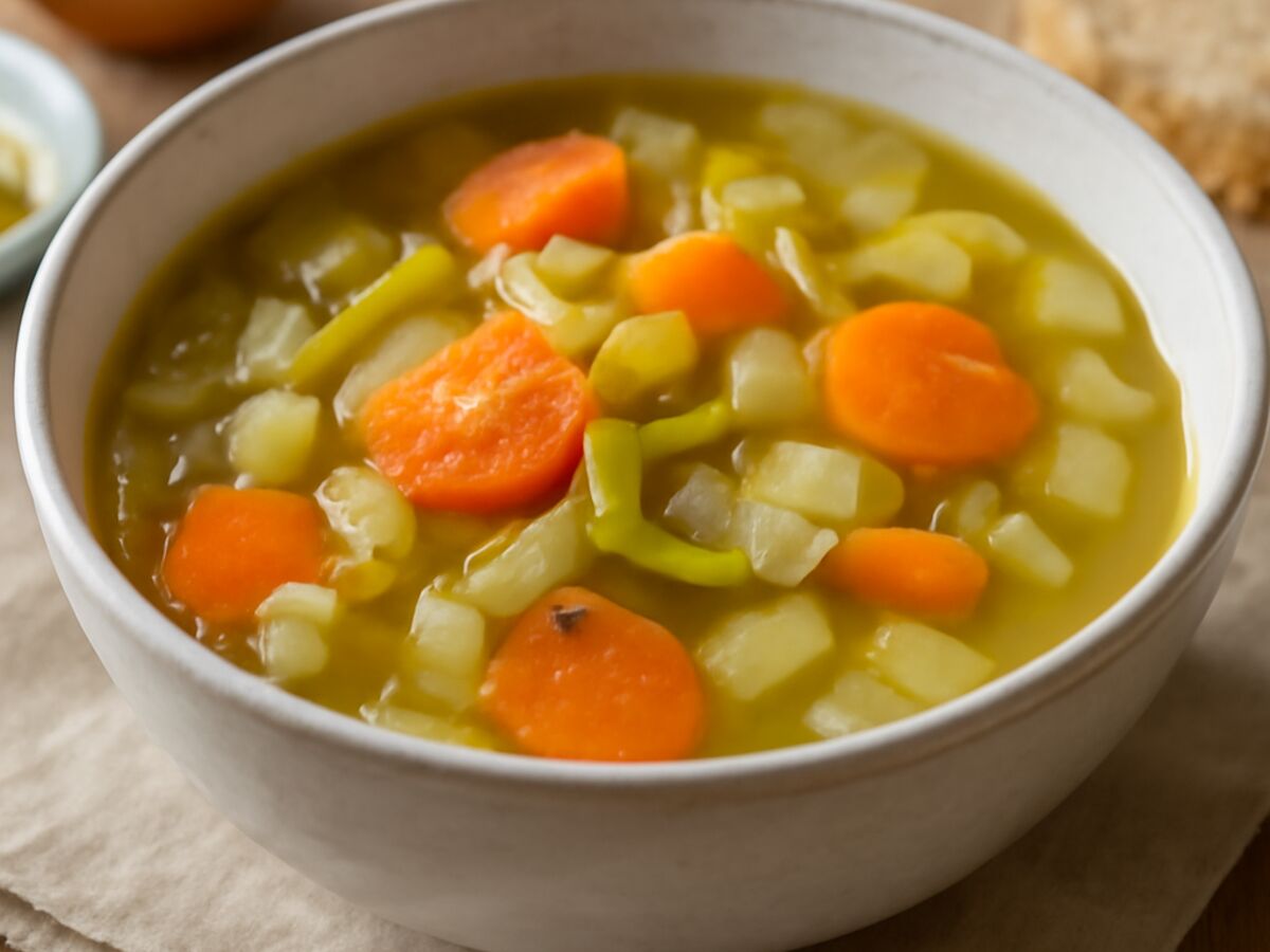 Gemüsesuppe nach britischer Art