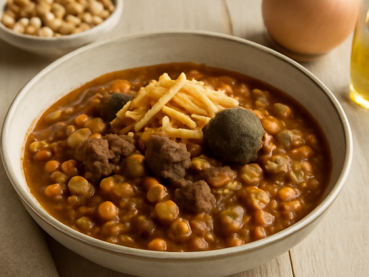 Gheymeh Golo – Persisches Schmorgericht mit Kichererbsen und Rindfleisch