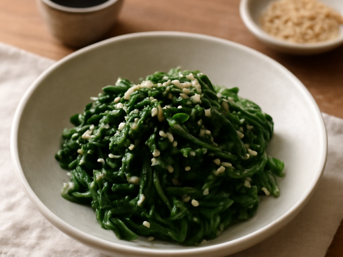 Goma-ae – Spinat mit Sesamsauce