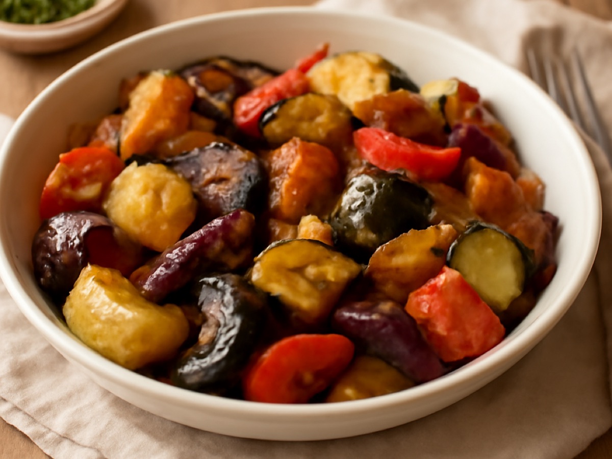 Griechische Briam – Ofengemüse mit Kräutern