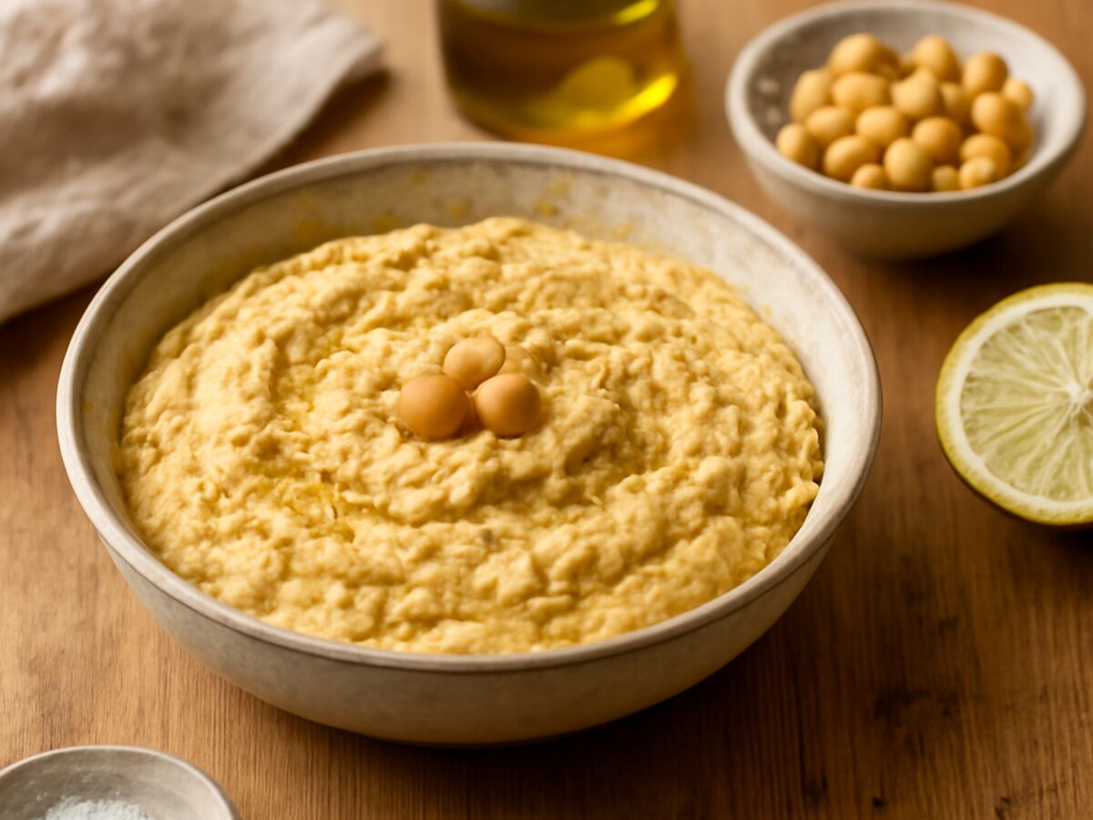 Griechischer Kichererbsen-Aufstrich (Revithada-Aufstrich) aus dem Mixtopf