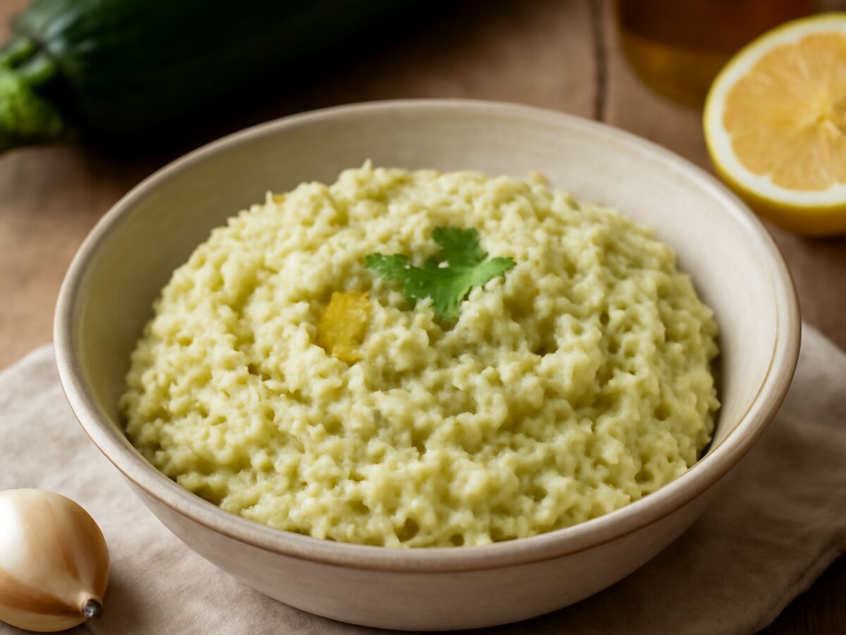 Griechischer Zucchini-Feta-Aufstrich aus dem Mixtopf