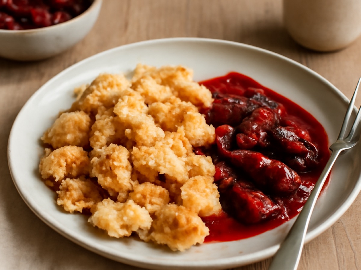Grießschmarrn mit Zwetschkenröster