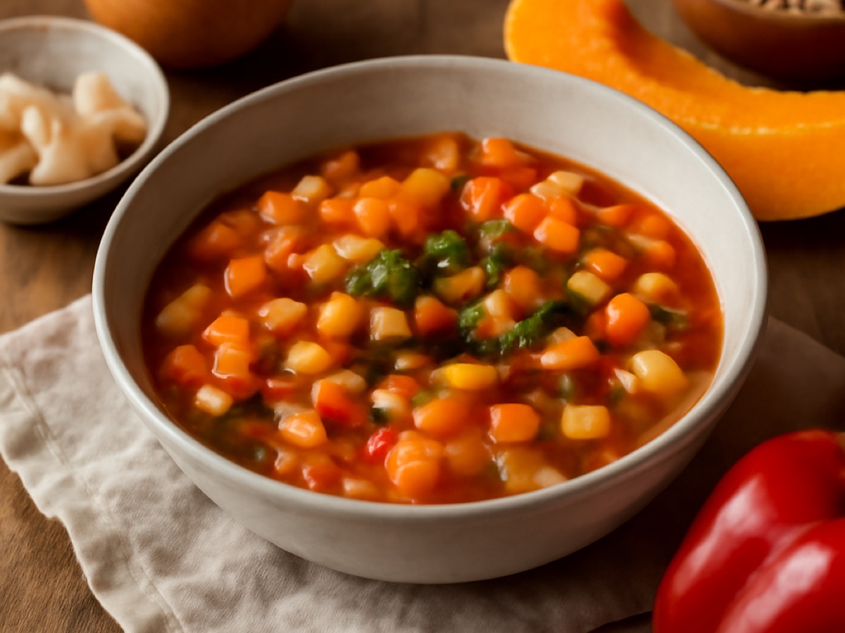 Guiso de Garbanzos y Calabaza – Kichererbseneintopf mit Kürbis