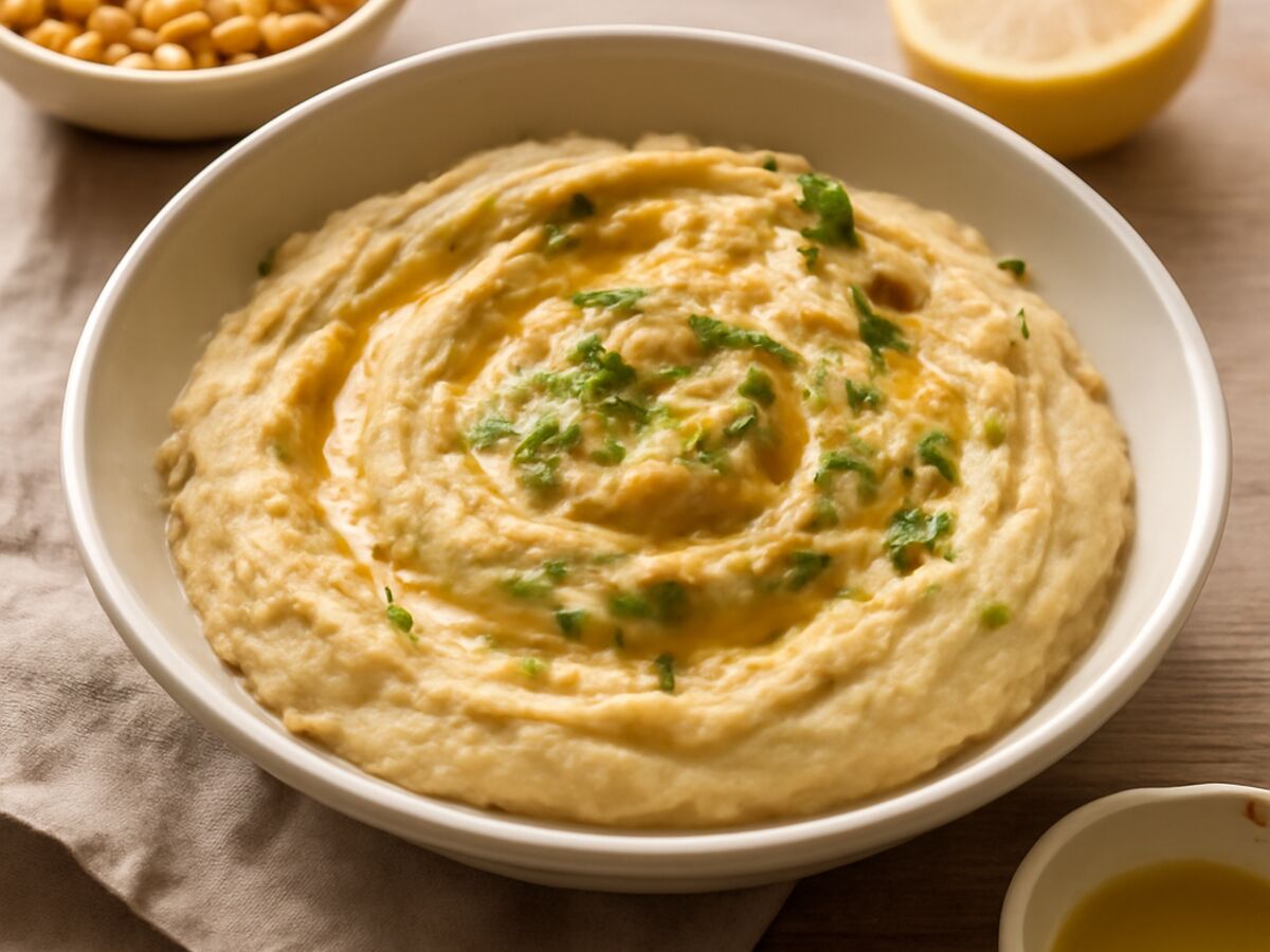 Hummus aus dem Mixtopf