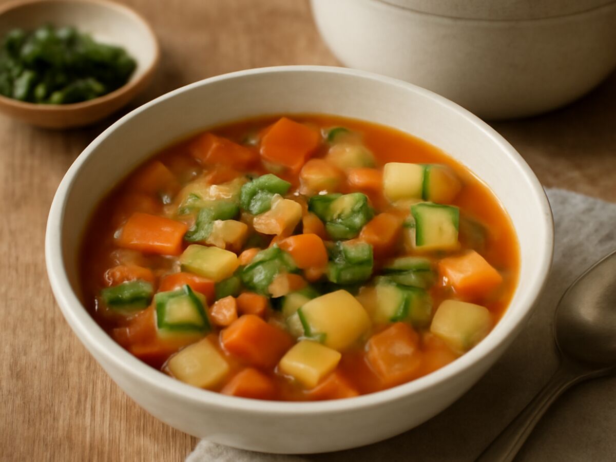 Italienische Minestrone aus dem Mixtopf