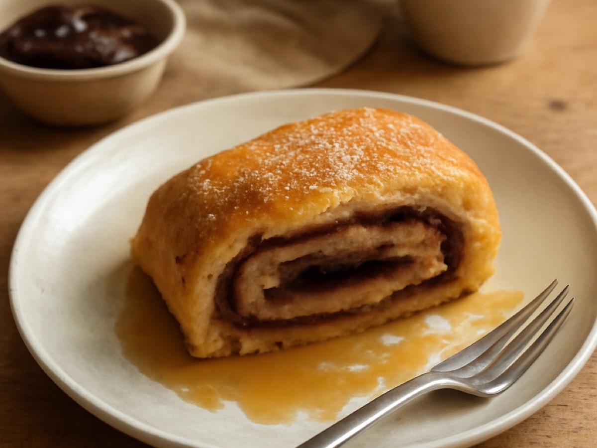 Jam Roly-Poly – Englischer Pflaumenstrudel