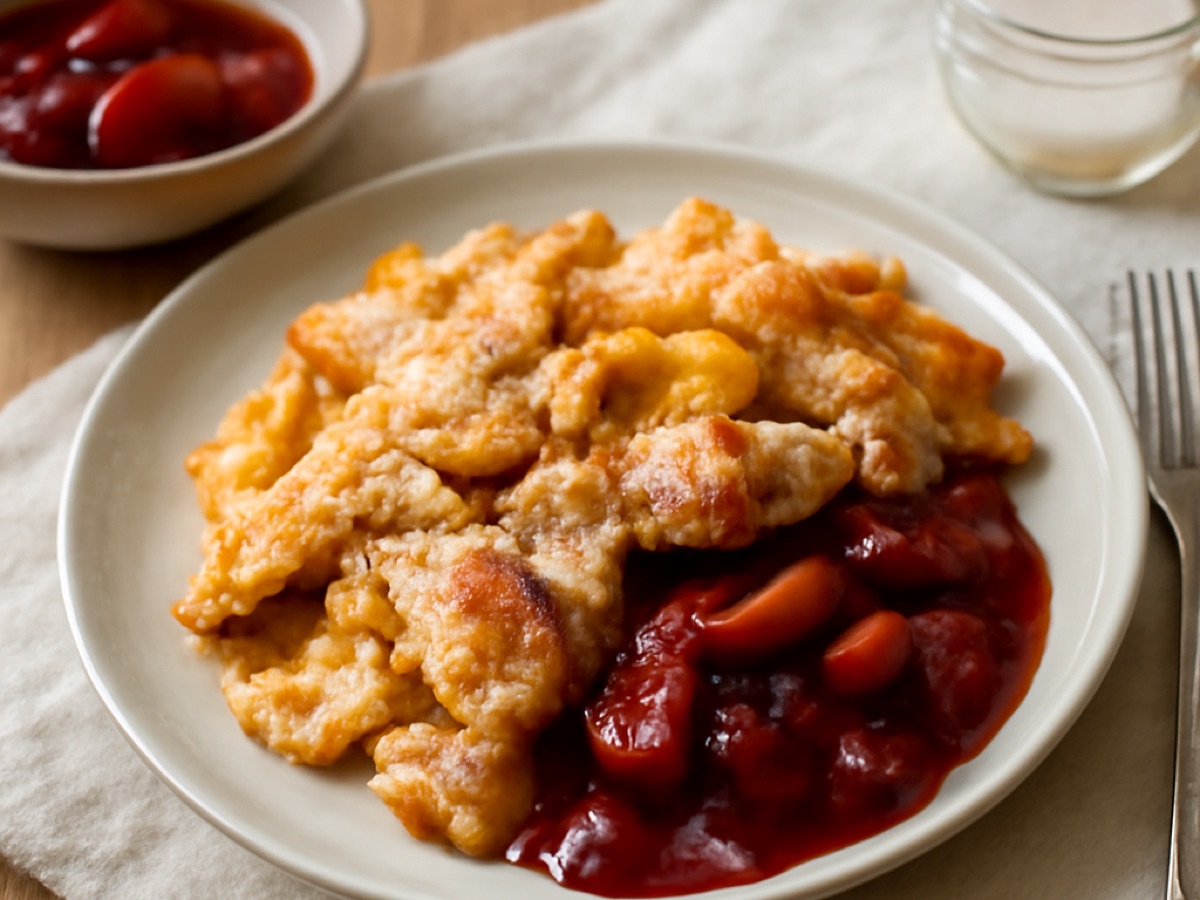 Kaiserschmarrn mit Zwetschkenröster
