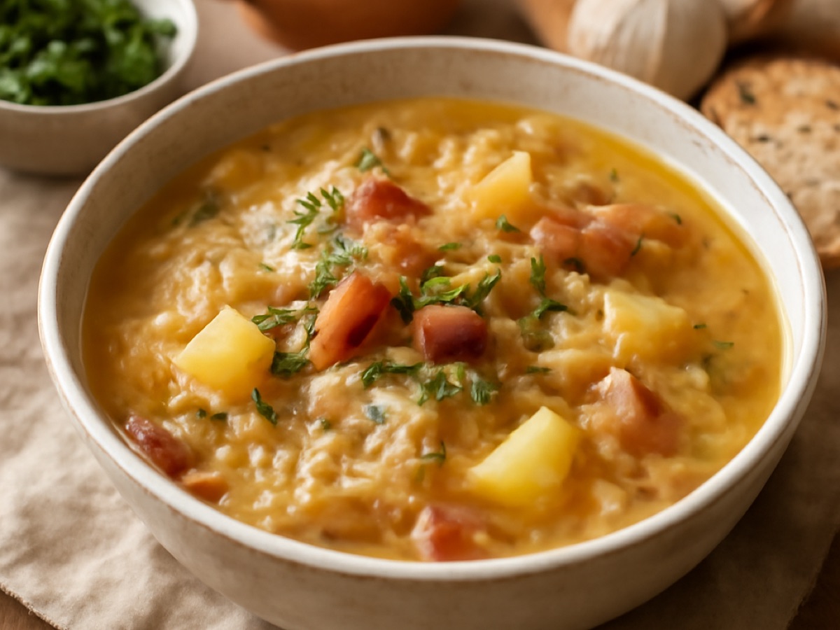 Kapuśniak – Polnischer Sauerkrauteintopf mit Kartoffeln und Speck