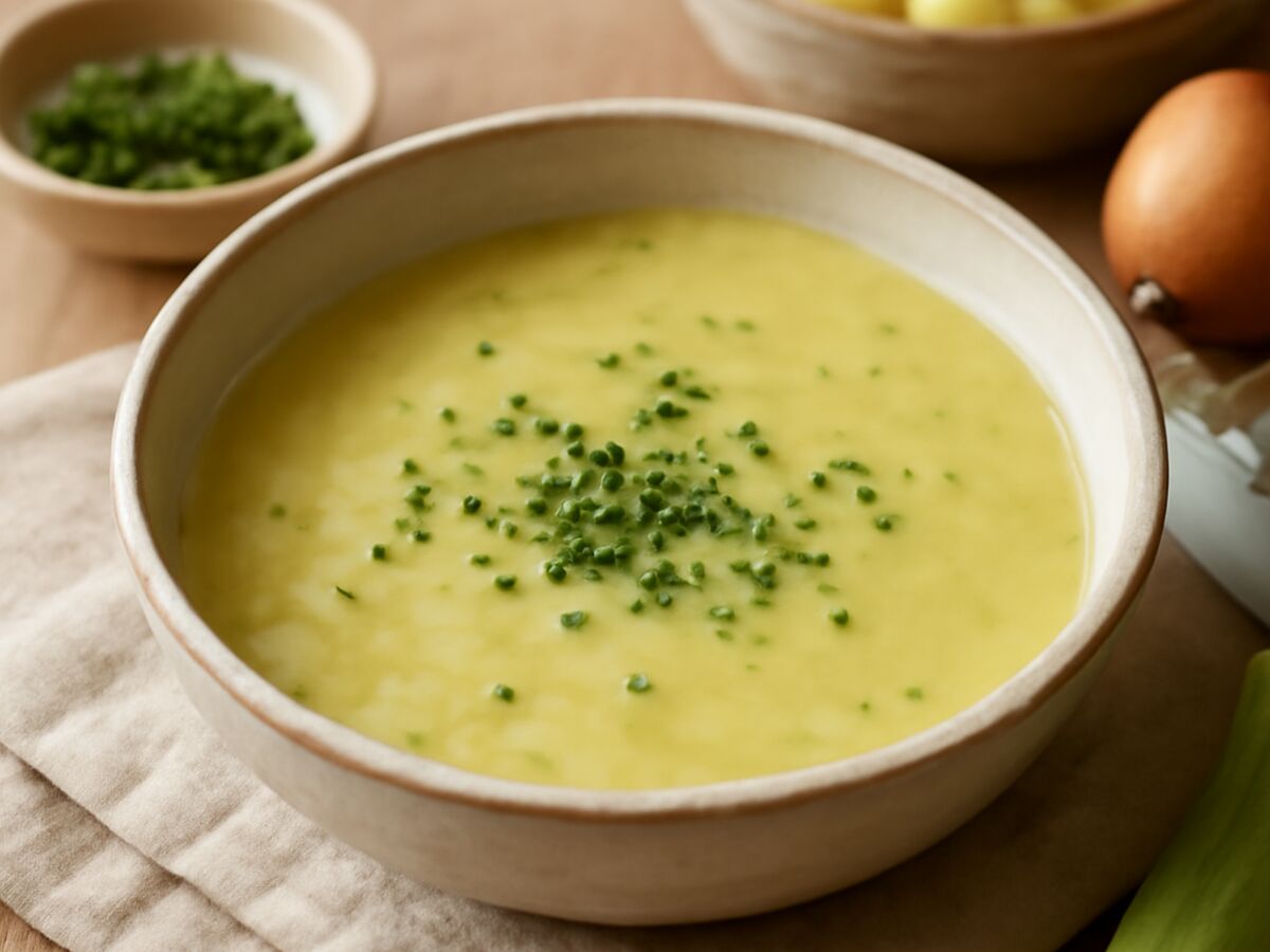 Kartoffel-Lauch-Suppe aus dem Mixtopf