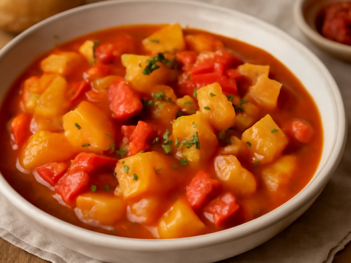 Kartoffelgulasch ohne Fleisch