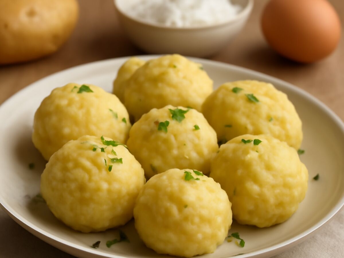 Kartoffelknödel aus Pellkartoffelresten
