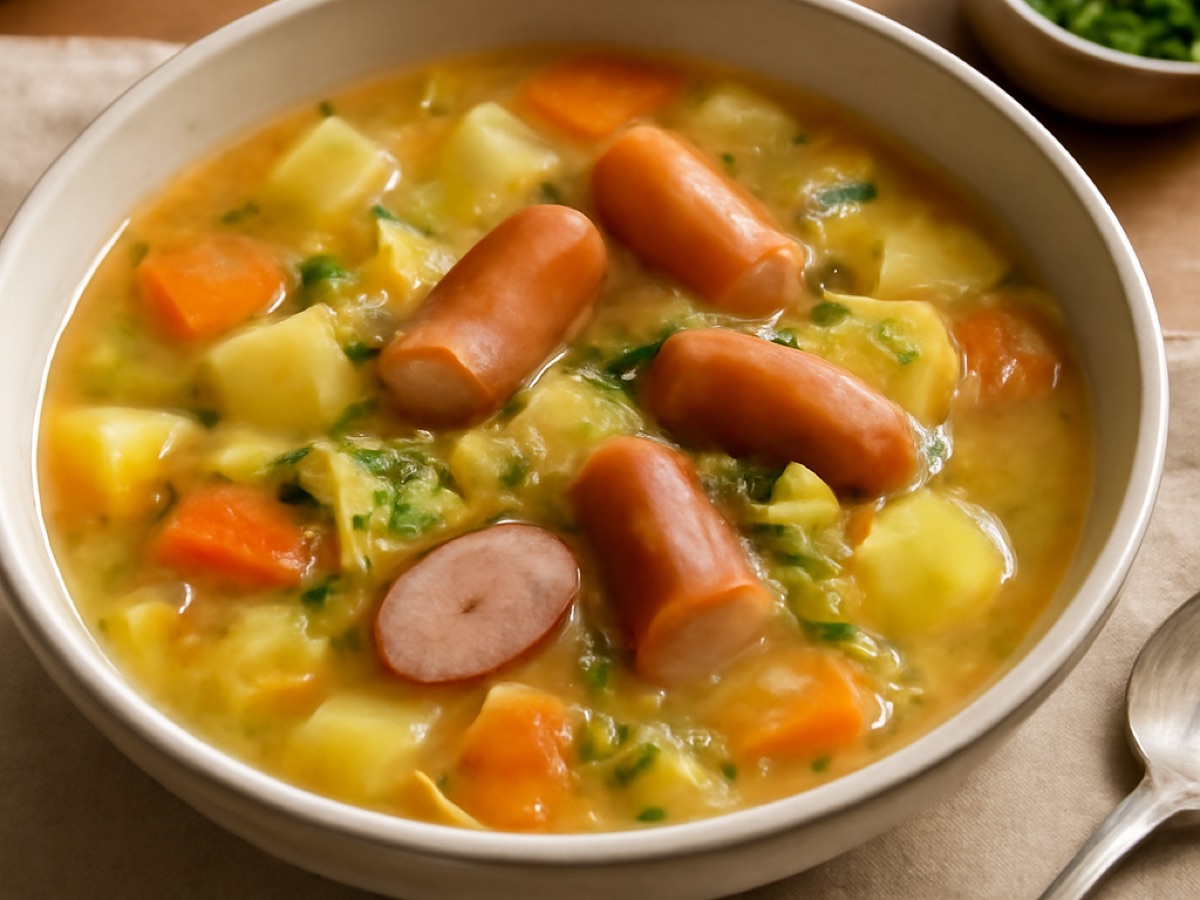 Kartoffelsuppe mit Würstchen