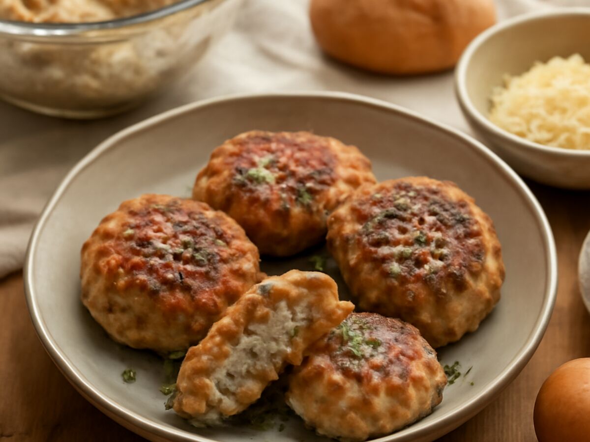Kaspressknödel-Teig aus dem Mixtopf