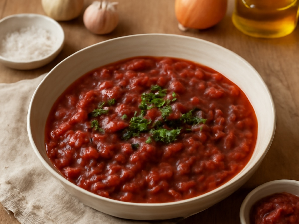 Klassisches Chili sin Carne mit Kidneybohnen