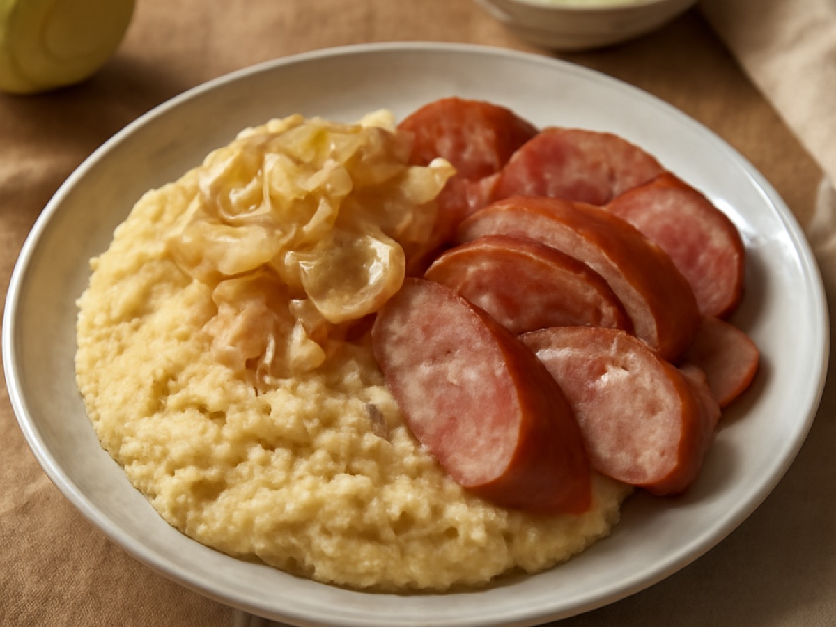 Kuchnia Polska: Żurek – Polnische Sauermehlsuppe mit Wurst