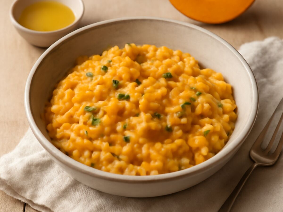 Kürbisrisotto aus dem Mixtopf