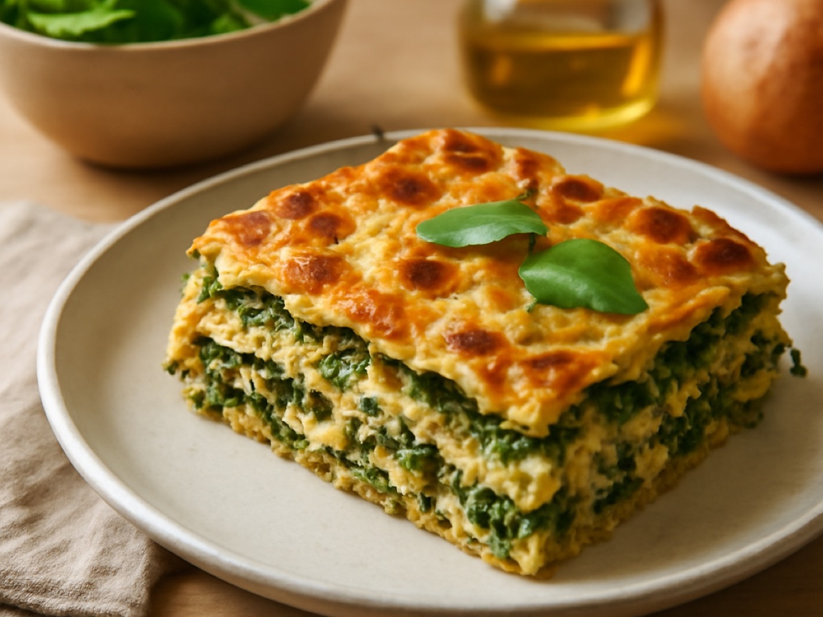 Lasagne mit Spinat und Ricotta